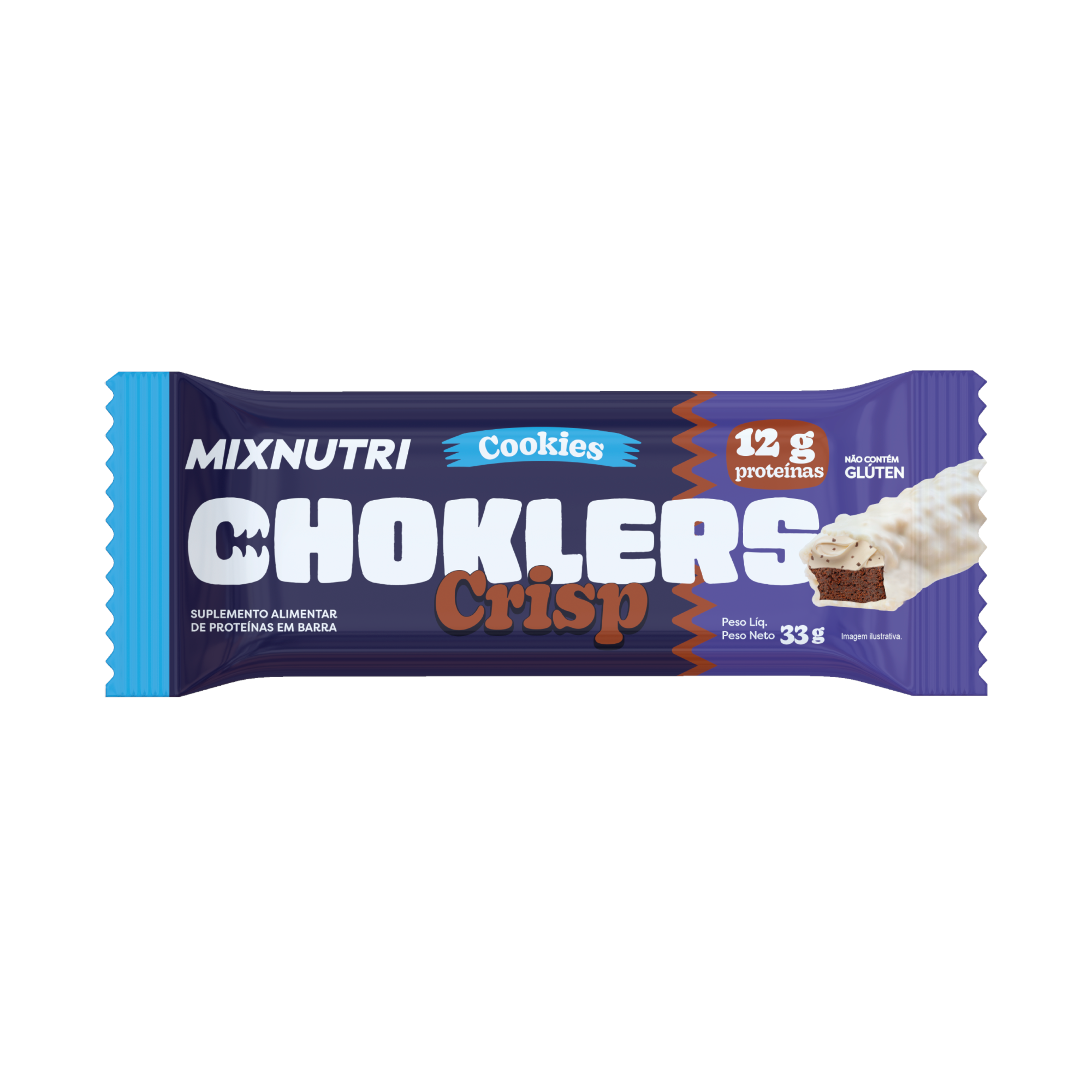 CHOKLERS CRISP COOKIES - DISPLAY 12X33G