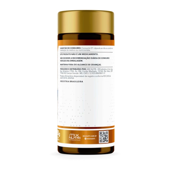 Nutraceutical Sulfato De Zinco 60 Caps Mix Nutri 9187