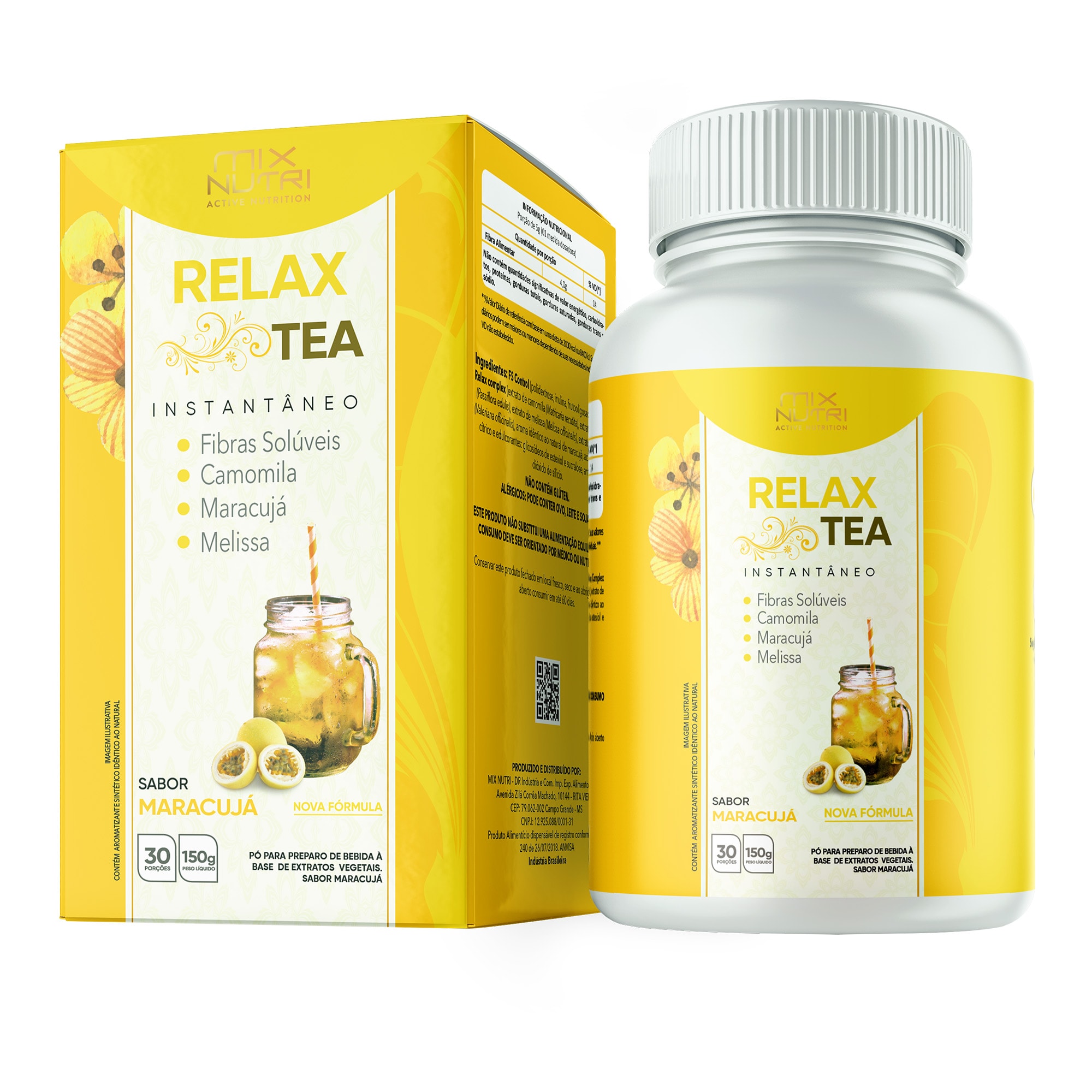 RELAX TEA SABOR MARACUJA 150g