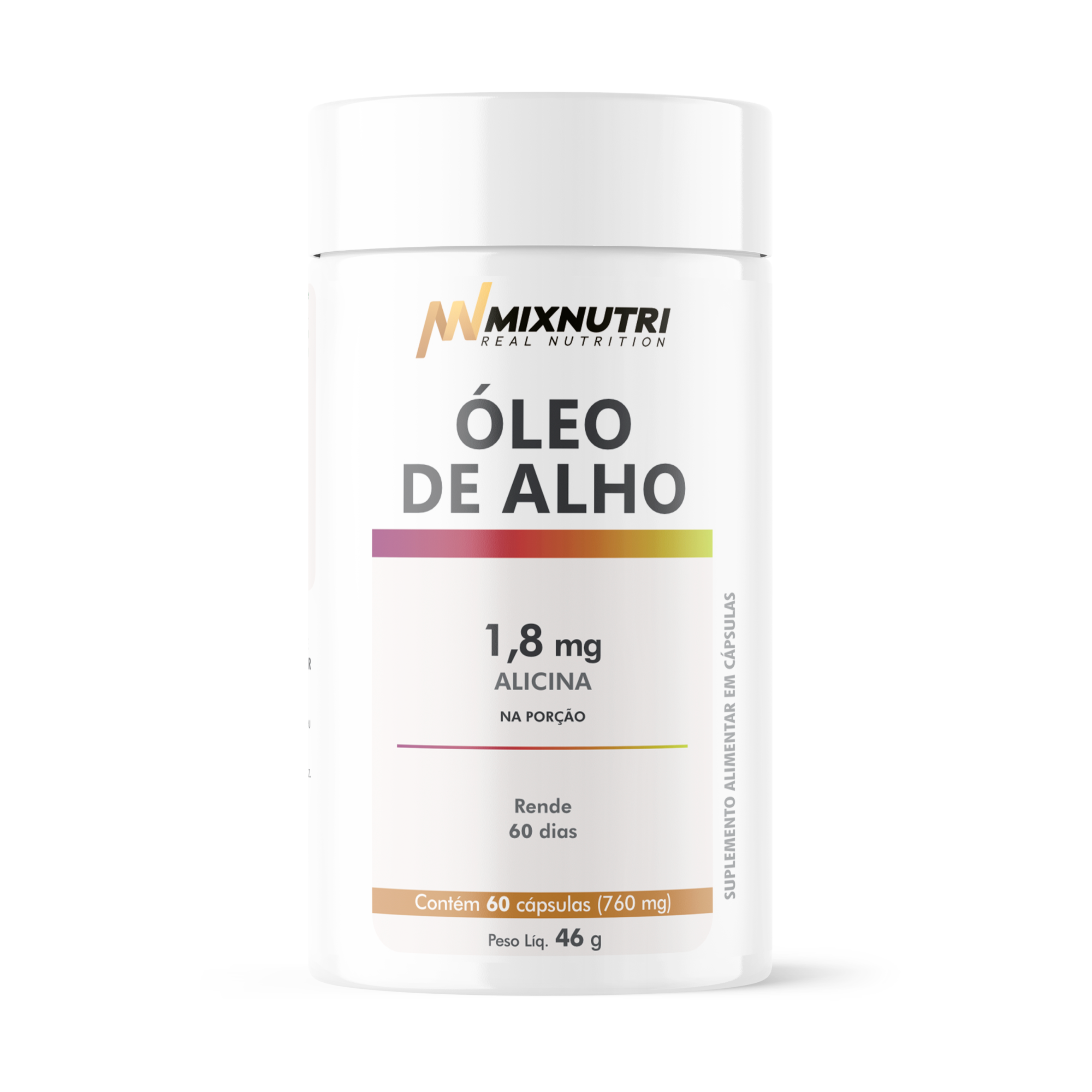 NUTRACEUTICAL OLEO DE ALHO - 60 CAPS MIXNUTRI